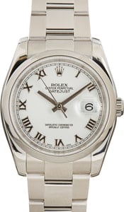 Rolex Datejust 116200 White Dial