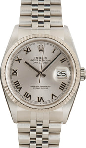 Used Rolex Datejust 16234 Silver Dial