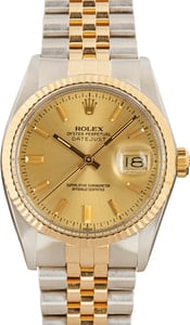 Rolex Datejust 16013 Two Tone Watch