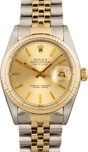 Pre-Owned Rolex Datejust 16013 Champagne Dial