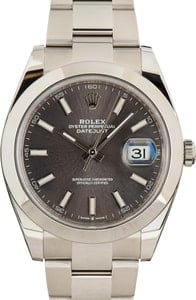 Rolex Datejust 41 Ref 126300 Slate Dial