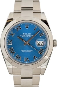 Pre-Owned 41MM Rolex Datejust 126300 Blue Dial