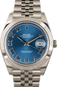 Pre-Owned 41MM Rolex Datejust 126300 Blue Dial