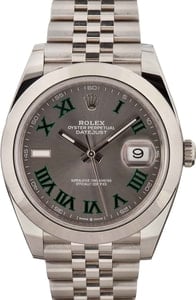 Rolex Datejust 41 126300 Wimbledon Dial