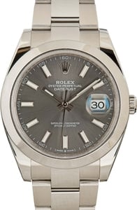 Pre-Owned Rolex Datejust 41 Ref 126300 Slate Dial