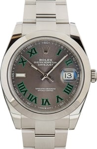 Rolex Datejust 126300 41 ref 126300 Wimbledon Dial