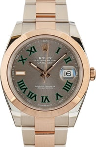 Rolex Datejust 41 ref 126301 Wimbledon Dial