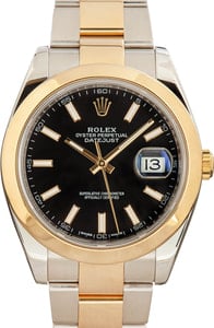 Pre-Owned Rolex Datejust 41 126303 Black Dial