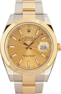 Rolex Datejust 41 Ref 126303 Champagne Dial