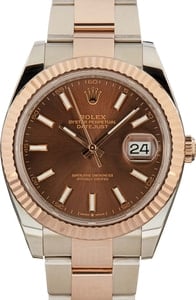 Rolex Datejust 41 ref 126331 Steel & 18k Everose Gold