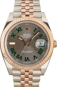 Rolex Datejust 41 Ref 126331 Slate Wimbledon Dial