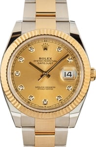 Pre-Owned Rolex Datejust 41 Ref 126333 Champagne Dial