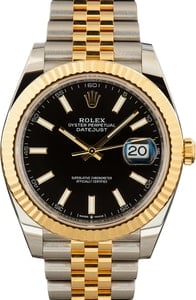 Rolex Datejust 41 Ref 126333 Black Dial