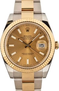 Used Rolex Datejust 126333 Champagne Index Dial