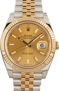 Used Rolex Datejust 126333 Champagne Index Dial