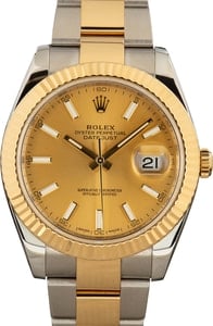 Pre-Owned Rolex Datejust 41 Ref 126333 Champagne Dial