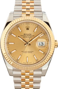 Rolex Datejust 41 Ref 126333 Champagne Dial