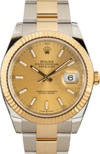 Pre-Owned Rolex Datejust 41 Ref 126333 Champagne Dial