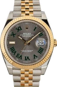 Rolex Datejust 41 Ref 126333 Slate Wimbledon Dial