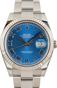 Rolex Datejust 41 126334 Blue Roman Dial