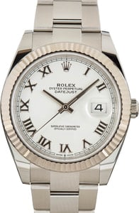 Rolex Datejust 41 Ref 126334 White Dial