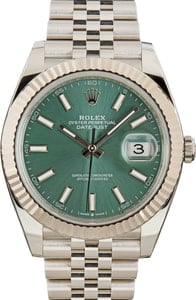 Rolex Datejust 41 Ref 126334 Green Dial