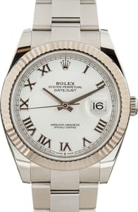 Rolex Datejust 41 Ref 126334 White Dial