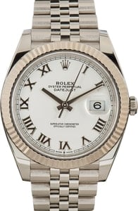 Rolex 126334 Datejust 41 White Roman Dial