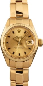 Ladies Rolex Datejust 6917 Yellow Gold