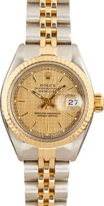 Ladies Rolex Datejust 6917 Steel & Yellow Gold