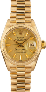 Rolex Datejust 6917 Tiffany & Co Dial