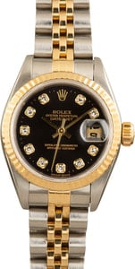 Lady Rolex Datejust 69173 Diamond Dial