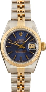 Datejust Lady Rolex 69173 Blue Dial