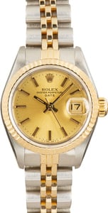 Rolex Lady Datejust 69173 Stainless Steel & 18k Yellow Gold