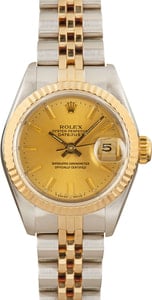 Pre-Owned Rolex Datejust 69173 Champagne