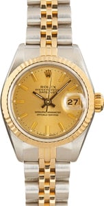 Pre-Owned Rolex Datejust 69173 Champagne