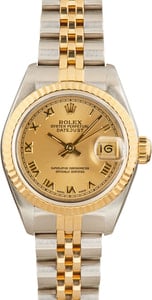 Ladies Rolex Datejust 69173 Roman Dial