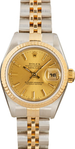 Ladies Rolex Datejust 69173 Champagne