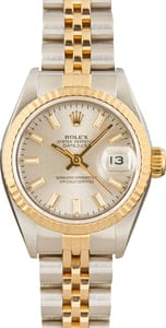 Ladies Rolex Datejust 69173 Silver Dial