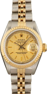 Rolex Oyster Perpetual Datejust Quickset Gold Ladies Watch – Van Rijk