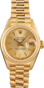 Ladies Rolex Datejust 69178 Yellow Gold