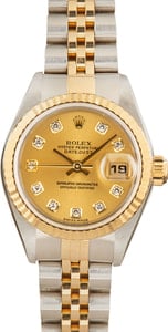 Used Rolex Datejust 79173 Champagne Dial