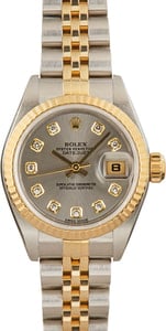 Lady Rolex Datejust 79173 Slate Diamond Dial