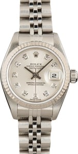 Rolex Datejust 79174 Silver Diamond Dial