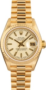 Pre-Owned Rolex Ladies Datejust 79178 18k Yellow Gold