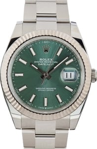 Rolex Datejust 41 Ref 126334 Green Dial