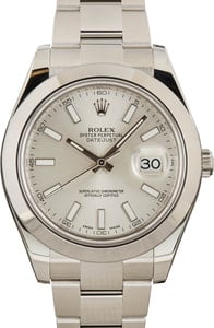 Used Rolex Datejust II ref 116300 Stainless Steel