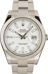 Used Rolex Datejust II ref 116300 Stainless Steel