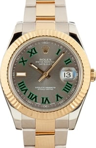 Rolex Datejust II Ref 116333 Wimbledon Dial