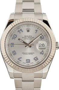 Rolex Datejust II Ref 116334 Lilac Arabic Markers